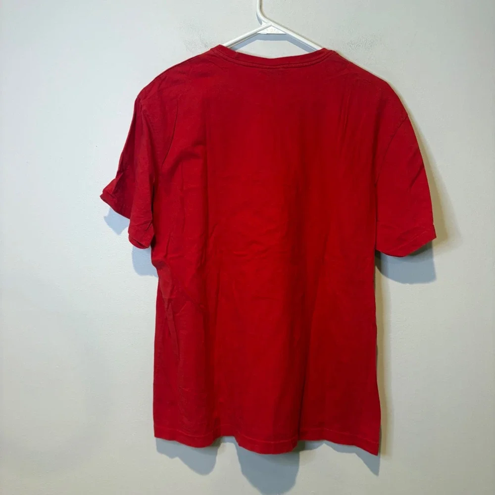 Vtg Polo Ralph Lauren RLPC Team Rowing Event‎ Red Cotton T Shirt Mens Size M